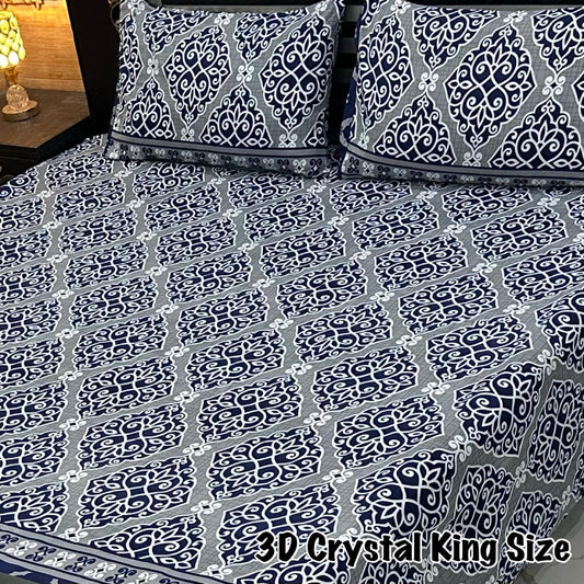 Crystal Cotton  Double Bedsheets AMC 27